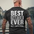Fathers Day Best Farter Ever Oops I Mean Father Fart Men's T-shirt Back Print Gifts for Old Men