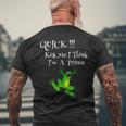 Funny Frog Apparel Gift For Men Gifts For Frog Lovers Funny Gifts Mens Back Print T-shirt Gifts for Old Men