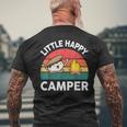 Funny Little Happy Camper Kid Boy Girl Toddler Smore Camping Camping Funny Gifts Mens Back Print T-shirt Gifts for Old Men