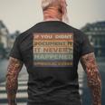 Funny Medical Coder - Funny Medical Coder Mens Back Print T-shirt Gifts for Old Men
