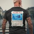 Shark Lover Shark Art Sea Animals Shark Men's T-shirt Back Print Gifts for Old Men