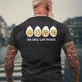 Thanksgiving Dinner Deviled Egg You Know Why Im Here Men's T-shirt Back Print Gifts for Old Men