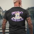 Gender I Hardly Know Her Mens Back Print T-shirt Gifts for Old Men