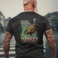 Georgia Turkey Hunting Time To Talk Turkey Men's T-shirt Back Print Gifts for Old Men