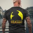 Giallo Italian Horror Movies 70S Retro Italian Horror Men's T-shirt Back Print Gifts for Old Men