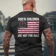 Gods Children Are Not For Sale Funny Quote Gods Children Mens Back Print T-shirt Gifts for Old Men