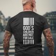Gods Children Are Not For Sale Funny Saying Gods Children Mens Back Print T-shirt Gifts for Old Men