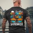 Goodbye 6Th Grade Graduation To 7Th Grade Hello Summer Kids Mens Back Print T-shirt Gifts for Old Men