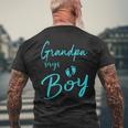 Grandpa Says Boy Cute Gender Reveal Team Blue Gift Mens Back Print T-shirt Gifts for Old Men Grandpa Says Boy Cute Gender Reveal Team Blue Gift Mens Back Print T-shirt Gifts for Old Men