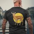 Great Gazelle Thomson Gazelle Savannah Desert African Men's T-shirt Back Print Gifts for Old Men