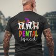 Halloween Costume Dental Squad Trick Or Th Dentist Men's T-shirt Back Print Gifts for Old Men