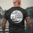 What Happens On The Airboat Stays On The Airboat Men's T-shirt Back Print Gifts for Old Men