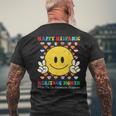 Happy First Day Of Hispanic Heritage Month Countries Flags Men's T-shirt Back Print Gifts for Old Men