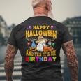 Happy Halloween And Yes It's My Birthday Halloween Party Men's T-shirt Back Print Gifts for Old Men