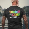 Happy Summer Camp Love Outdoor Activities For Boys Girls Mens Back Print T-shirt Gifts for Old Men Happy Summer Camp Love Outdoor Activities For Boys Girls Mens Back Print T-shirt Gifts for Old Men