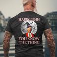 Happy Uh You Know The Thing Joe Biden Halloween Men's T-shirt Back Print Gifts for Old Men