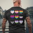 Heart Lgbt Flag Happy Pride Month Transgender Mtf Ftm Gays Mens Back Print T-shirt Gifts for Old Men