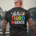 Hello Third Grade Team 3Rd Grade Back To School Teacher Kid Gifts For Teacher Funny Gifts Mens Back Print T-shirt Gifts for Old Men