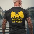 Hip Hop 90S Protect Ya Neck Men's T-shirt Back Print Gifts for Old Men