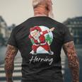 Horning Name Gift Santa Horning Mens Back Print T-shirt Gifts for Old Men