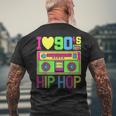 I Love 90S Hip Hop Music 1990S Style Outfit Vintage Nineties 90S Vintage Designs Funny Gifts Mens Back Print T-shirt Gifts for Old Men