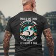 I Love More Than Duck Hunting Dad Ducks Mens Back Print T-shirt Gifts for Old Men