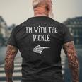 I'm With The Pickle Matching Couple Costume Halloween Men's T-shirt Back Print Gifts for Old Men