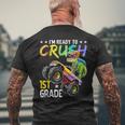 Im Ready To Crush 1St Grade Dinosaur Boy First Day Of School Dinosaur Funny Gifts Mens Back Print T-shirt Gifts for Old Men