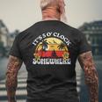Its 5 Oclock Somewhere Summer Beach Retro Sunset Vacation Mens Back Print T-shirt Gifts for Old Men