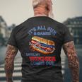 Its All Fun & Games Until My Wiener Comes Out 4Th Of July Mens Back Print T-shirt Gifts for Old Men