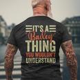 It's A Bailey Thing You Wouldn't Understand Vintage Men's T-shirt Back Print Gifts for Old Men
