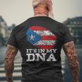 It's In My Dna Puerto Rico Rican Hispanic Heritage Month Men's T-shirt Back Print Gifts for Old Men