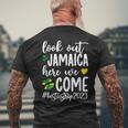 Jamaica Here We Come Besties Trip 2023 Best Friend Vacation Men's T-shirt Back Print Gifts for Old Men