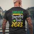 Jamaica Family Trip 2023 Vacation Jamaica Travel Family Mens Back Print T-shirt Gifts for Old Men
