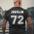 Jersey Style Javelin 72 1972 Old School Muscle Car Mens Back Print T-shirt Gifts for Old Men