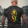Junenth African American Black Lion 1865 King Gifts Mens Back Print T-shirt Gifts for Old Men