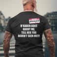 Karen Costume Adult I Am The Manager If Karen Asks Men's T-shirt Back Print Gifts for Old Men