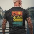 Kure Beach North Carolina Men's T-shirt Back Print Gifts for Old Men