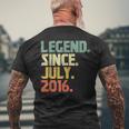 Legend Since July 2016 Gift Born In 2016 Gift Mens Back Print T-shirt Gifts for Old Men