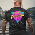 Let's Get Physical Vintage 80S Retro Gym Workout Men's T-shirt Back Print Gifts for Old Men