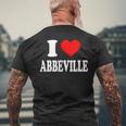 I Love Abbeville Men's T-shirt Back Print Gifts for Old Men