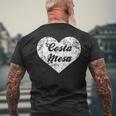 I Love Costa Mesa Cute California Hometown Men's T-shirt Back Print Gifts for Old Men