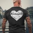 I Love Massachusetts Cute Newburyport Men's T-shirt Back Print Gifts for Old Men