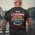 Luanne Name Its A Luanne Thing Mens Back Print T-shirt Gifts for Old Men