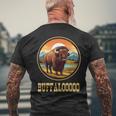 Lucky Buffalo Lucky Casino Slot Machine Men's T-shirt Back Print Gifts for Old Men