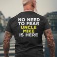 Mike Funny Uncle Gift Family Graphic Name Mens Back Print T-shirt Gifts for Old Men