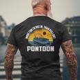 More Fun To Put In Than To Pull Out Pontoon Boating Mens Back Print T-shirt Gifts for Old Men