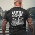 Morgan Classic Car Mens Back Print T-shirt Gifts for Old Men