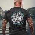 Motorcyclist Men Rider Motorcycle Biker Mens Back Print T-shirt Gifts for Old Men