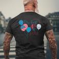 My 1St 4Th Of July 2023 New Baby Patriotic Kids Men Women Mens Back Print T-shirt Gifts for Old Men